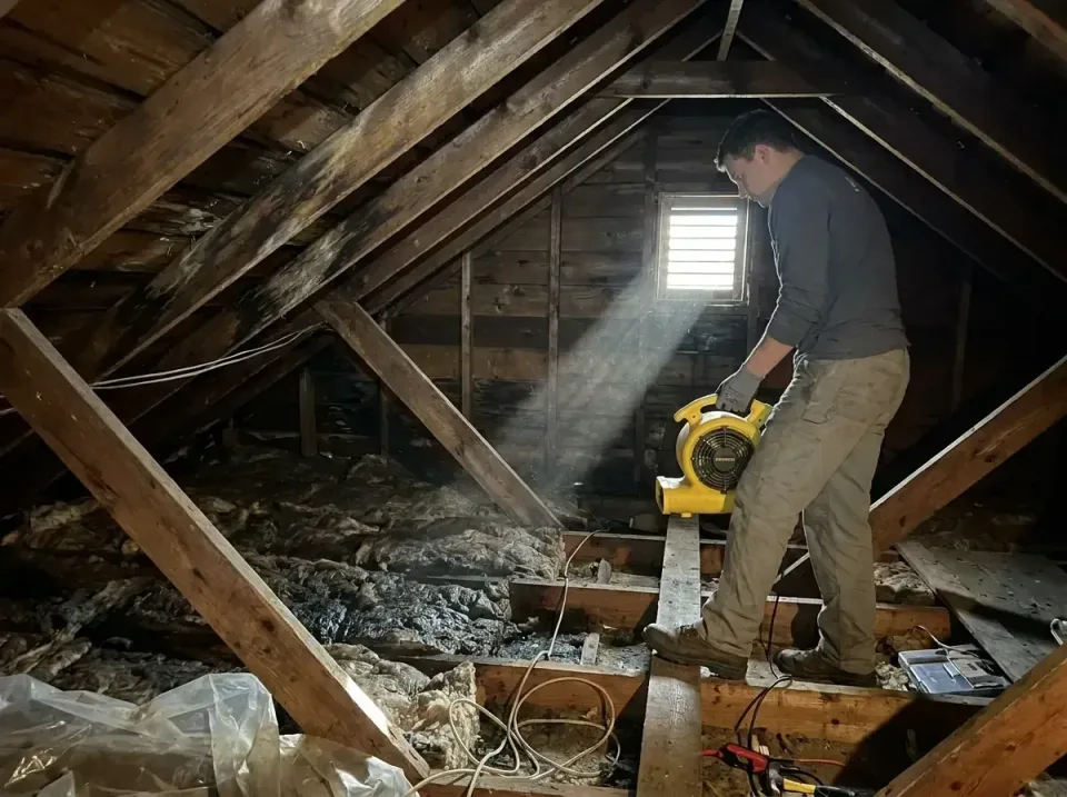 attic-water-damage-drying-proc-007 — frequently asked questions, Emergency Water Extraction & 24/7 Flood Response in Loma Li…